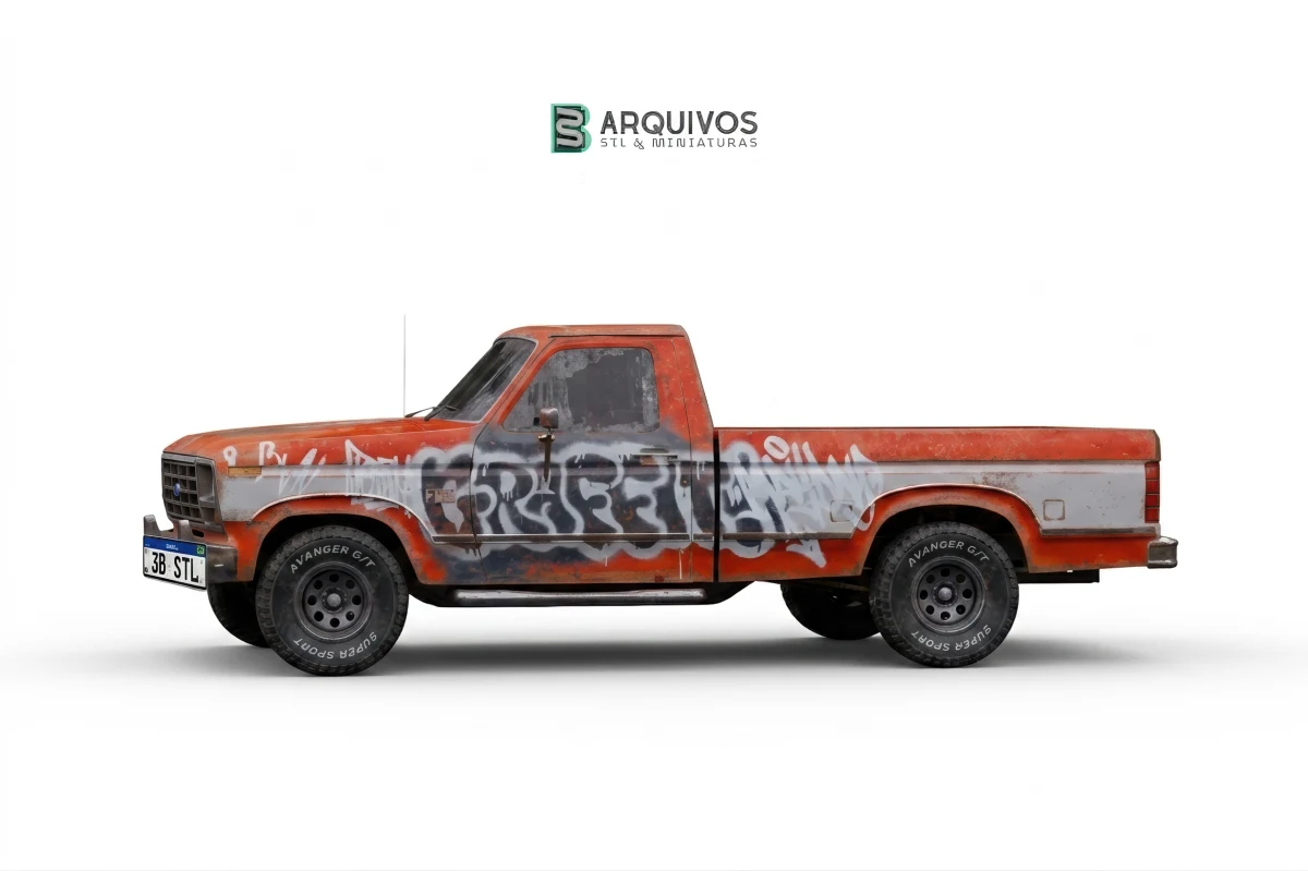 Modelo 3D STL - Ford F-150 XL 1980-1986 — foto 4